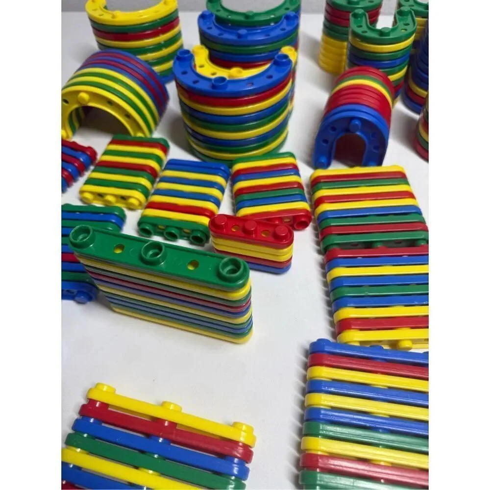 Rudrams Puzzles Blocks Set Beads Early Learning 270 Pcs